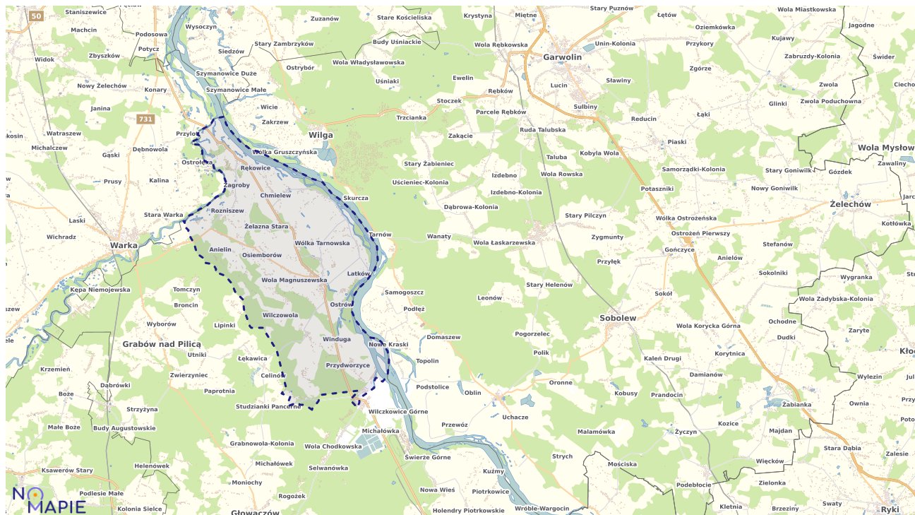 Mapa uzbrojenia terenu Magnuszewa